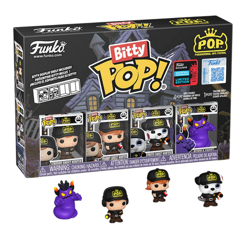 Funko Pop! Bitty Pop - Paranormal Ops Patrol 4pk [Shared Convention Sticker 2025 NYCC] *PREORDER*