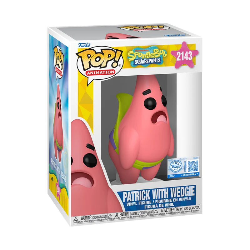 Funko Pop! Animation: Spongebob Squarepants - Patrick with Wedgie #2143 [Funko Special Edition - Hot Topic Exclusive] *PREORDER*