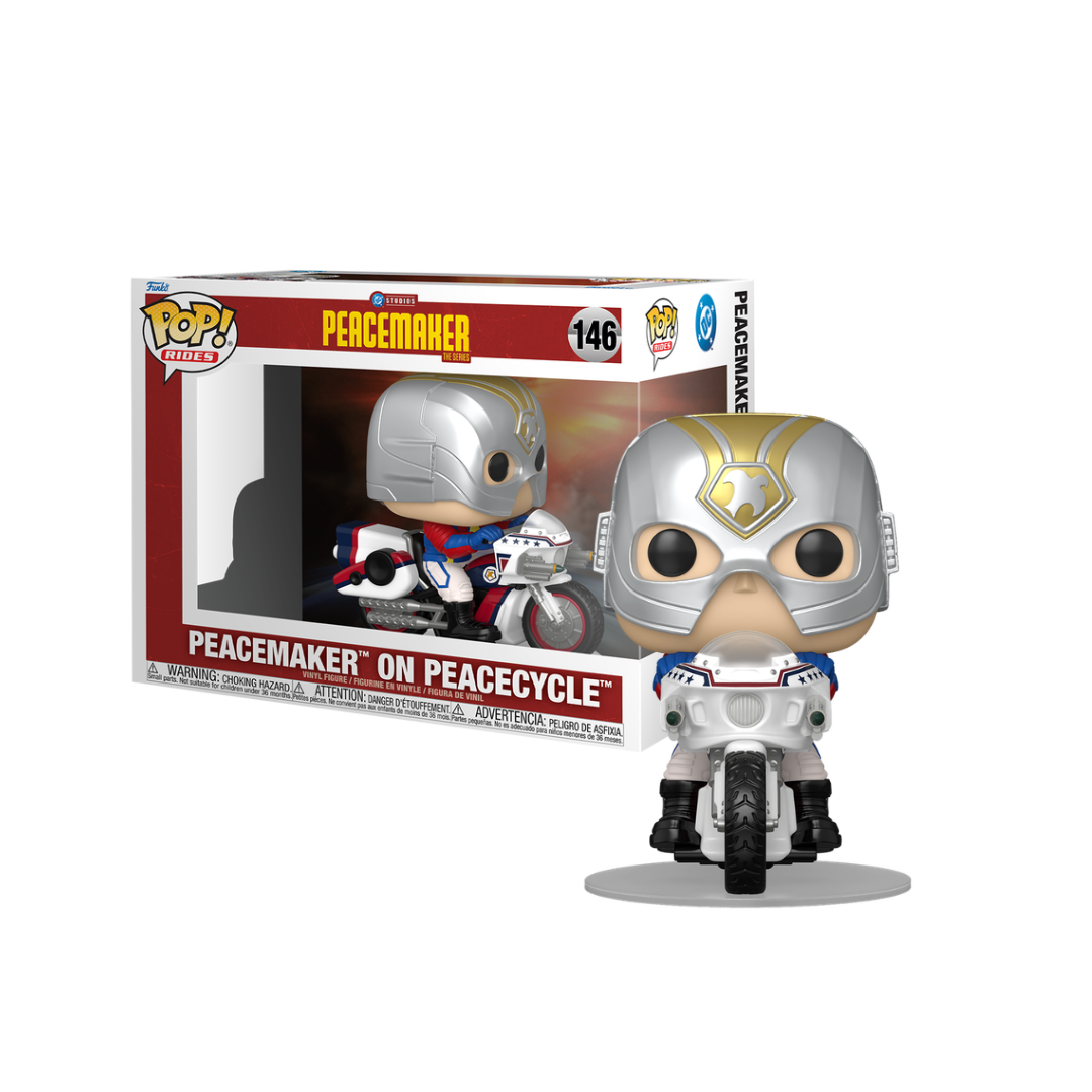 Funko Pop! DC - Deluxe Rides! Peacemaker On Peacecycle #146 *PREORDER*