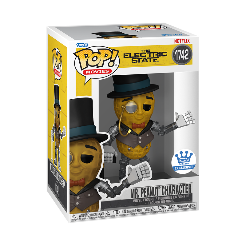 Funko Pop! Movies: The Electric State - Michelle / Cosmo / Keats / Herman / Mr. Peanut Character