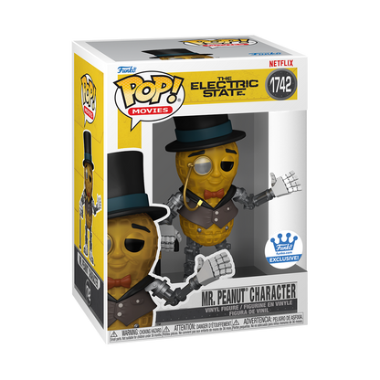 Funko Pop! Movies: The Electric State - Michelle / Cosmo / Keats / Herman / Mr. Peanut Character
