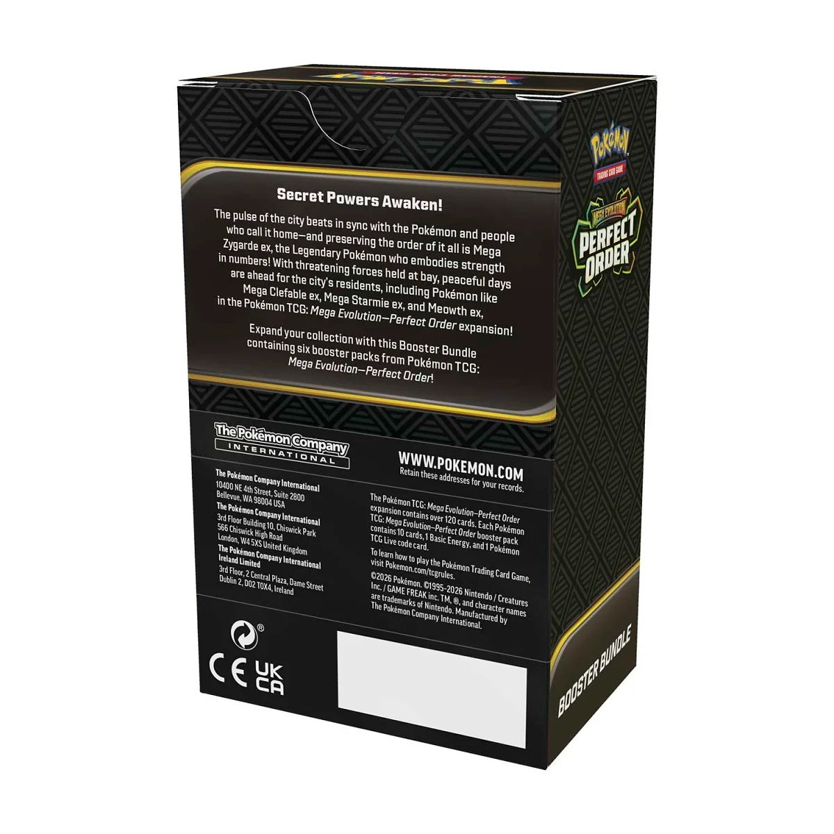 Pokemon TCG: Mega Evolution - Perfect Order Booster Bundle