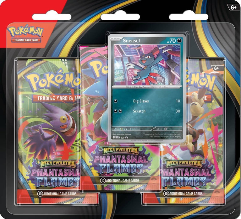 Pokemon TCG: Mega Evolution - Phantasmal Flames 3-Pack