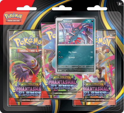 Pokemon TCG: Mega Evolution - Phantasmal Flames 3-Pack