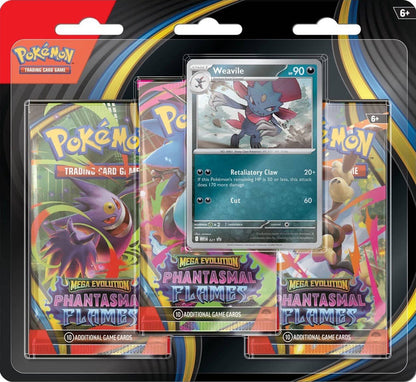 Pokemon TCG: Mega Evolution - Phantasmal Flames 3-Pack