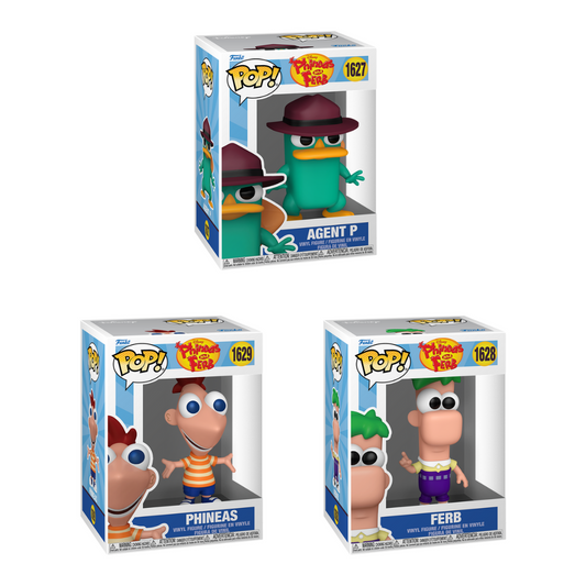 Funko Pop! Animation: Phineas & Ferb - Agent P / Phineas / Ferb