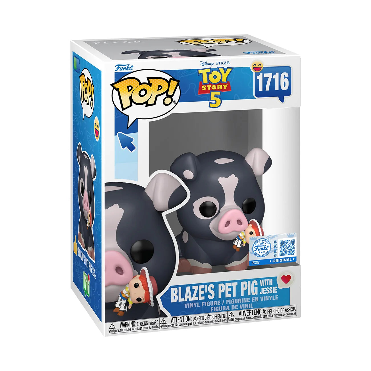 Funko Pop! Disney Pixar: Toy Story 5 - Jessie / Woody / Buzz / Bullseye / Lilypad / Smarty Pants / Blaze's Pet Pig [Funko Special Edition] *PREORDER*