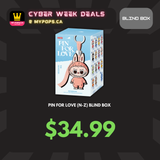 *CYBER WEEK* Popmart: The Monsters (Labubu) - Pin For Love (N-Z) Series Blind Box