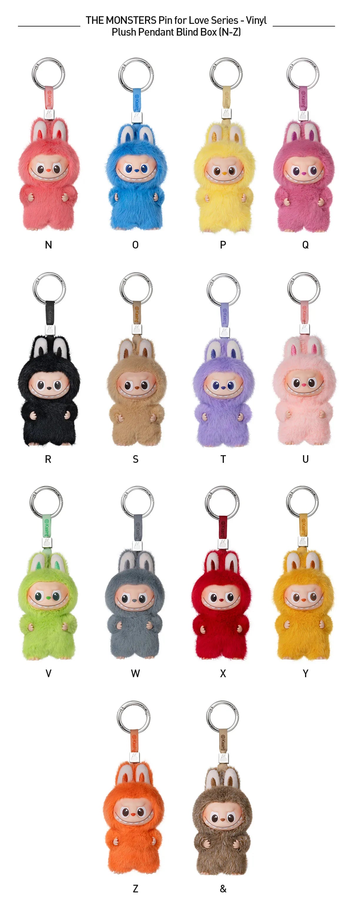ラブブ THE MONSTERS PIN FOR LOVE A-M N-Z 2点 PopMart: The Monsters