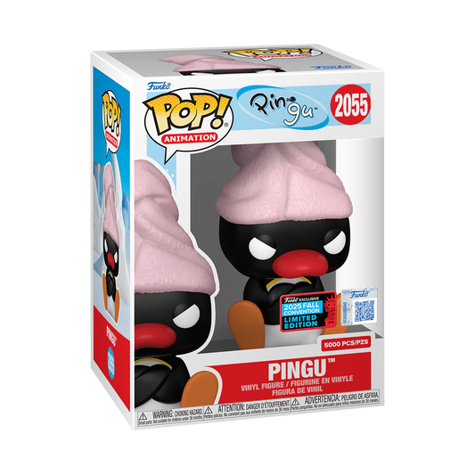 Funko Pop! Animation: Pingu - Pingu #2055 [Shared Convention Sticker 2025 NYCC - Limited Edition 5,000pcs]