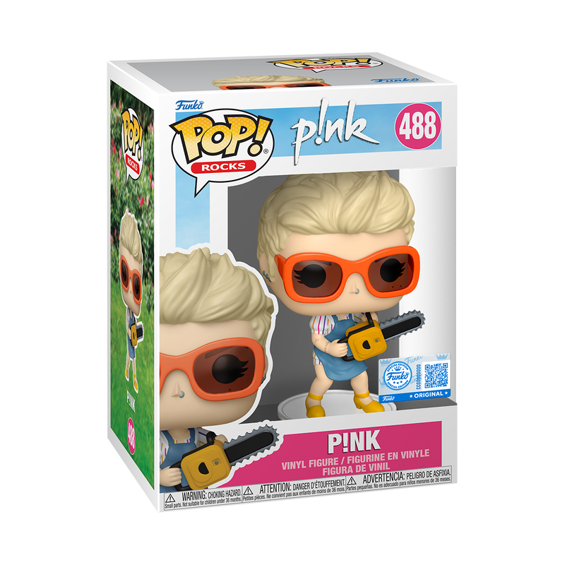 Funko Pop! Music: Rocks - P!nk with Chainsaw #488 [Funko Special