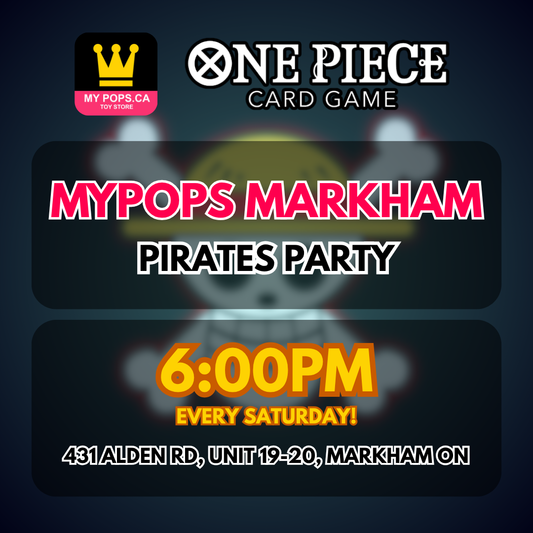 One Piece TCG: Pirates Party - 6:00pm Saturday Weekly Tournament (Markham)