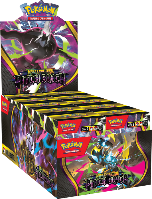 Pokemon TCG: Mega Evolution - Pitch Black Build & Battle Box Display Case