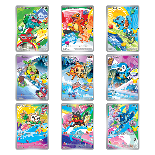 Pokemon TCG - First Partners Single Cards / 3pc Set