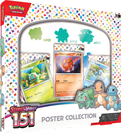 Pokemon TCG: Scarlet & Violet - Pokemon 151 Poster Collection Box Set
