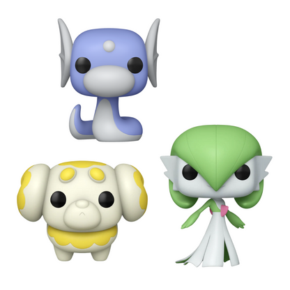 Funko Pop! Games: Pokemon - Dratini / Gardevoir / Fidough