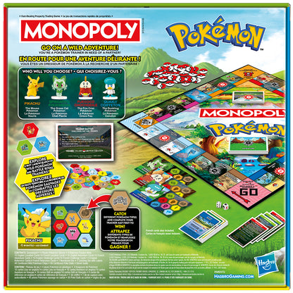 Monopoly - Pokemon (Bilingual Edition) Board Game