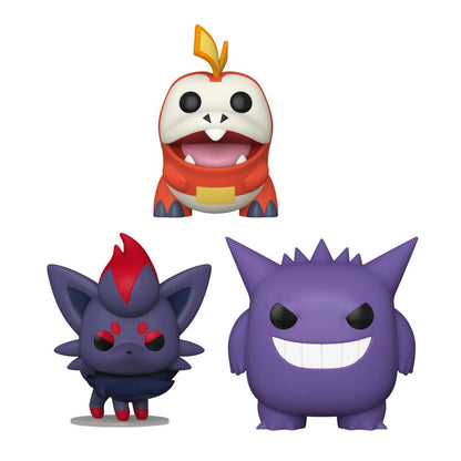 Funko Pop! Games: Pokemon - Gengar / Zorua / Fuecoco