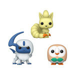 Funko Pop! Games: Pokemon - Ninetales #1091 / Absol #1090 / Rowlet #1092