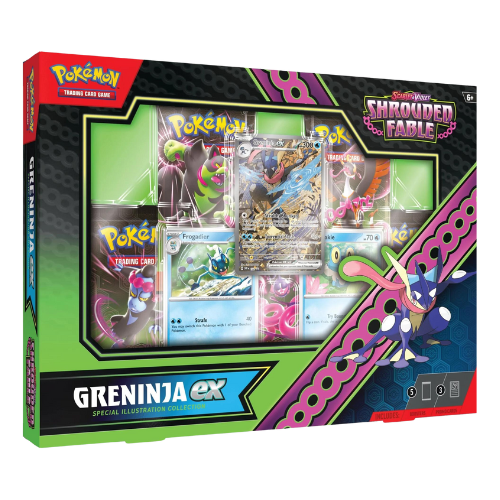 Pokemon TCG: Scarlet & Violet - Shrouded Fable Greninja ex Special Illustration Collection Box Set
