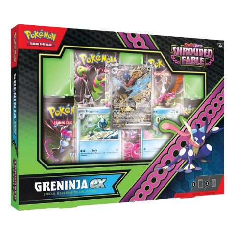 Pokemon TCG: Scarlet & Violet - Shrouded Fable Greninja ex Special Illustration Collection Box Set