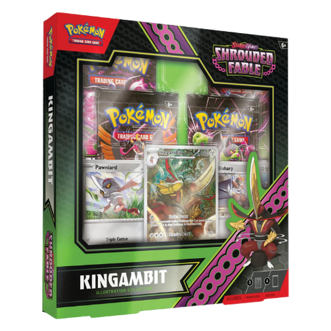 Pokemon TCG: Scarlet & Violet - Shrouded Fable Kingambit Illustration Collection Box Set
