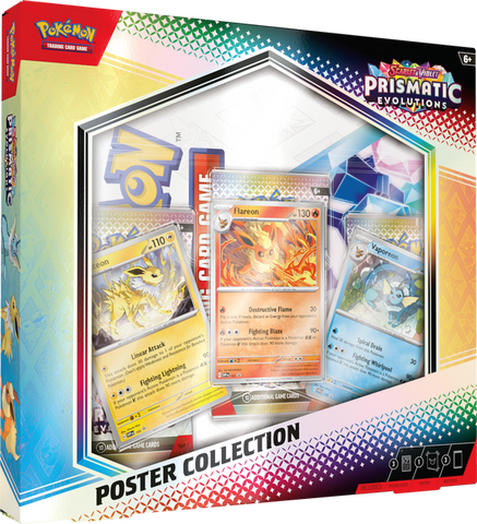 Pokemon TCG: Scarlet & Violet - Prismatic Evolutions Poster Collection