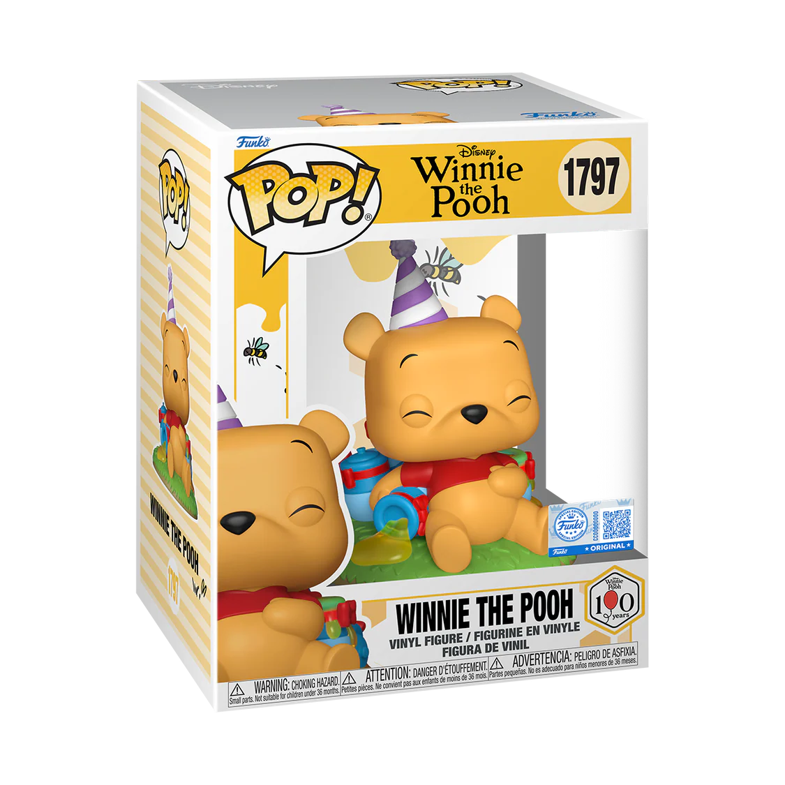 Funko Pop! Disney: Winnie The Pooh (100th Anniversary) - Premium! Winnie The Pooh #1797 [Funko Special Edition] *PREORDER*