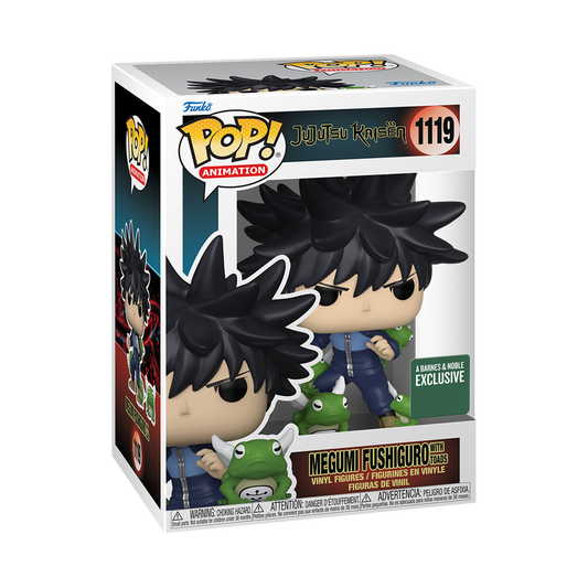 Funko Pop! Animation: JUJUTSU KAISEN MEGUMI WITH TOADS [BARNES NOBLE] #1119