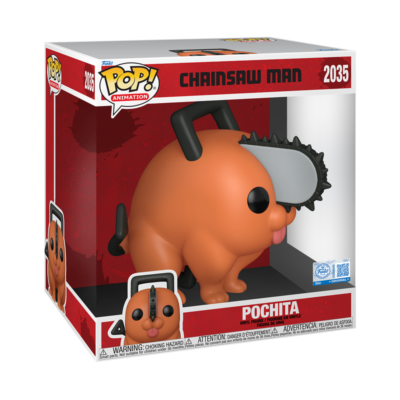 Funko Pop! Anime: Chainsaw Man - Jumbo 10" Pochita #2035 [Funko Special Edition] *PREORDER*