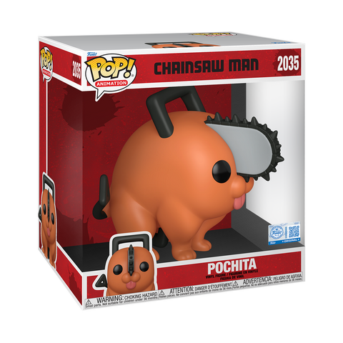 Funko Pop! Anime: Chainsaw Man - Jumbo 10" Pochita #2035 [Funko Special Edition] *PREORDER*