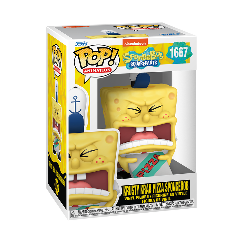 Funko Pop! Nickelodeon: Spongebob Squarepants - Spongebob with Suds / Ripped Pants / Krusty Krab Pizza / Fry Cook Games Patrick / Caveman / Doodlebob / Glove World *PREORDER*