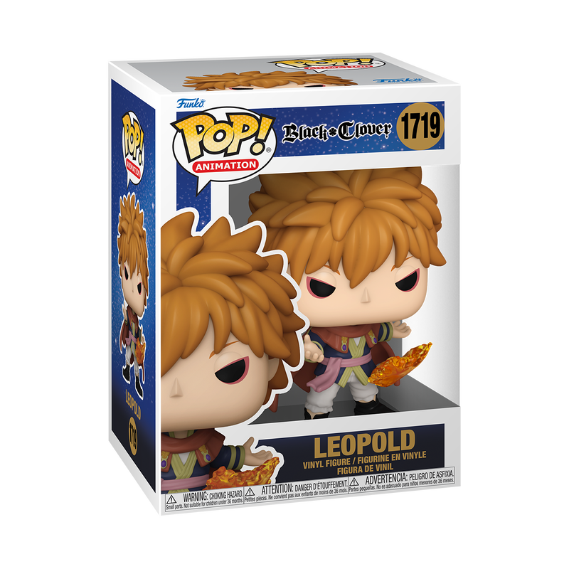 Funko Pop! Anime: Black Clover - William Vangeance #1718 / Leopold Vermillion #1719 / Magna Swing #1720 / Secre #1721 / Vanessa Enoteca #1722 **PREORDER**