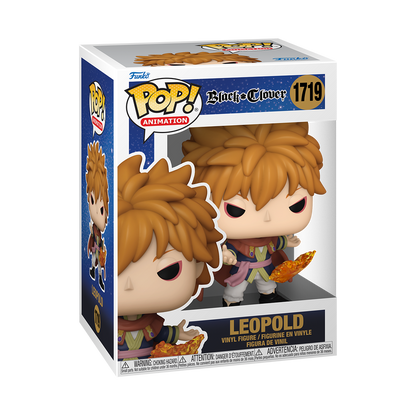 Funko Pop! Anime: Black Clover - William Vangeance #1718 / Leopold Vermillion #1719 / Magna Swing #1720 / Secre #1721 / Vanessa Enoteca #1722 **PREORDER**