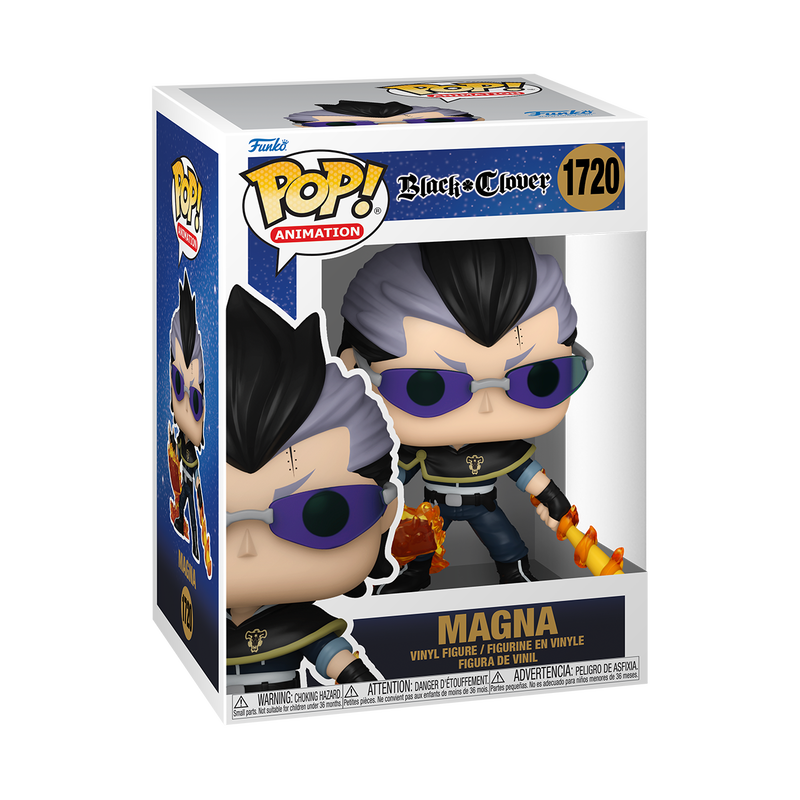 Funko Pop! Anime: Black Clover - William Vangeance #1718 / Leopold Vermillion #1719 / Magna Swing #1720 / Secre #1721 / Vanessa Enoteca #1722 **PREORDER**
