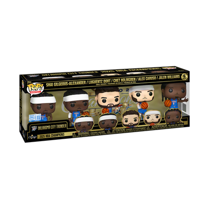 Funko Pop! Pop! Oklahoma City Thunder 2025 NBA Champions 5-Pack [EXCLUSIVE]