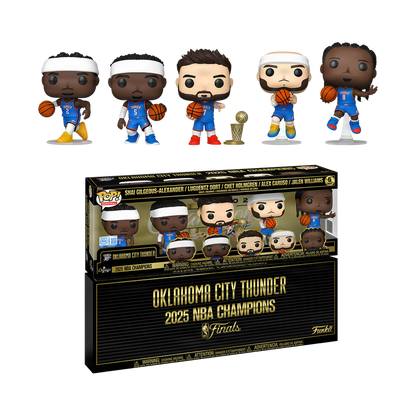 Funko Pop! Pop! Oklahoma City Thunder 2025 NBA Champions 5-Pack [EXCLUSIVE]