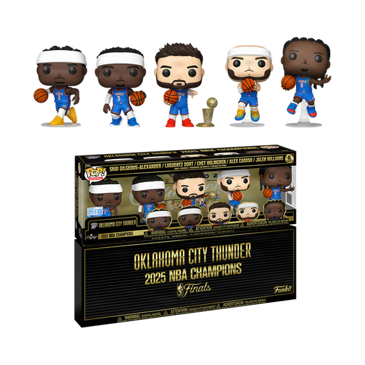Funko Pop! Pop! Oklahoma City Thunder 2025 NBA Champions 5-Pack [EXCLUSIVE]