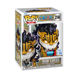Funko Pop! Anime: One Piece - Rob Lucci (Awakened) #2140 [Shared Convention Sticker 2025 NYCC] *PREORDER*