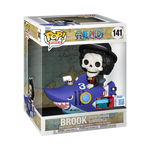 Funko Pop! Anime: One Piece - Rides! Brook with Shark Submerge #141 [Shared Convention Sticker 2025 NYCC] *PREORDER*