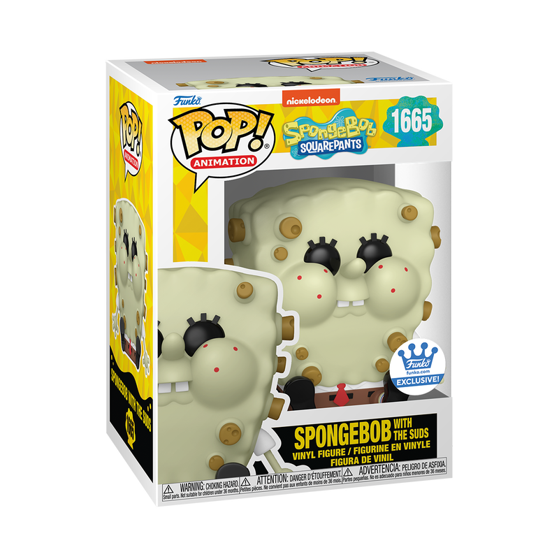 Funko Pop! Nickelodeon: Spongebob Squarepants - Spongebob with Suds / Ripped Pants / Krusty Krab Pizza / Fry Cook Games Patrick / Caveman / Doodlebob / Glove World *PREORDER*