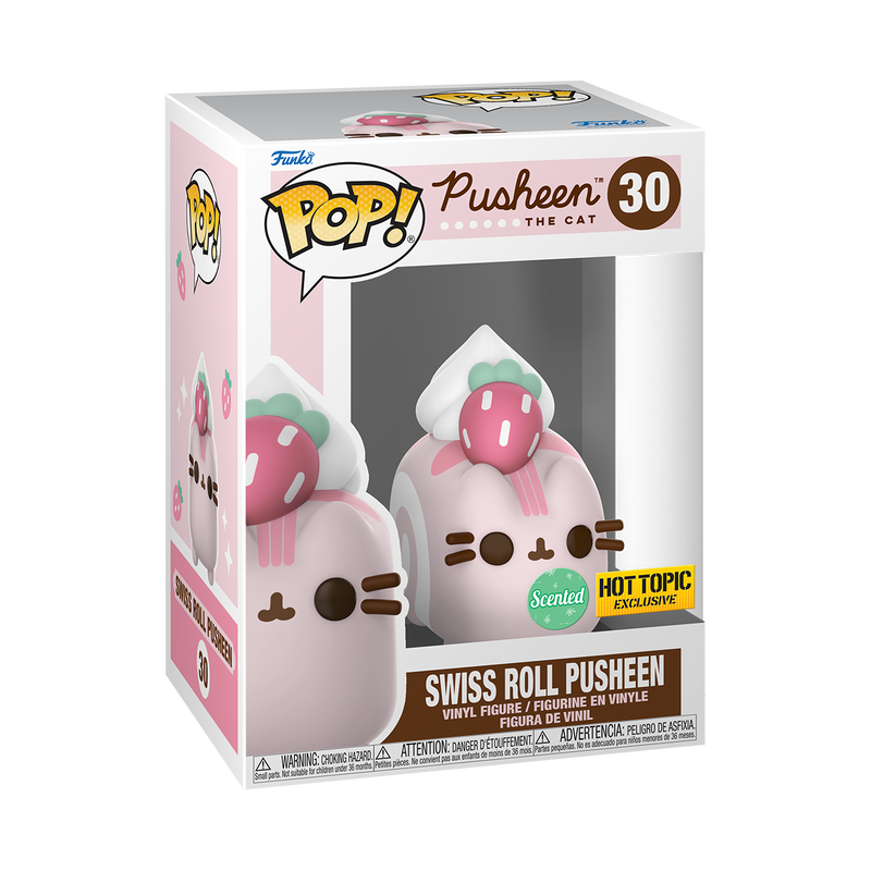 Funko Pop! Swiss Roll Pusheen The Cat *SCENTED* #30 [HOT TOPIC EXCLUSIVE] *PREORDER*