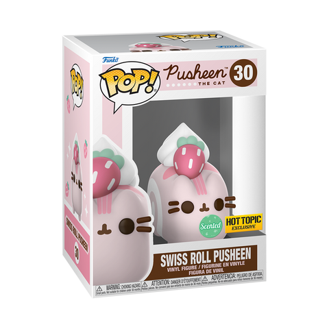 Funko Pop! Swiss Roll Pusheen The Cat *SCENTED* #30 [HOT TOPIC EXCLUSIVE] *PREORDER*