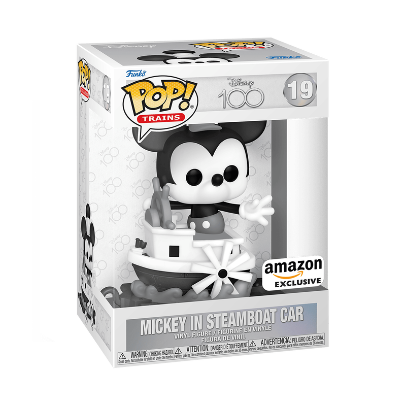 Funko Pop! DISNEY MICKEY MOUSE IN STEAMBOAT [AMAZON EXCLUSIVE] #19