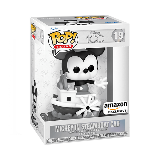 Funko Pop! DISNEY MICKEY MOUSE IN STEAMBOAT [AMAZON EXCLUSIVE] #19