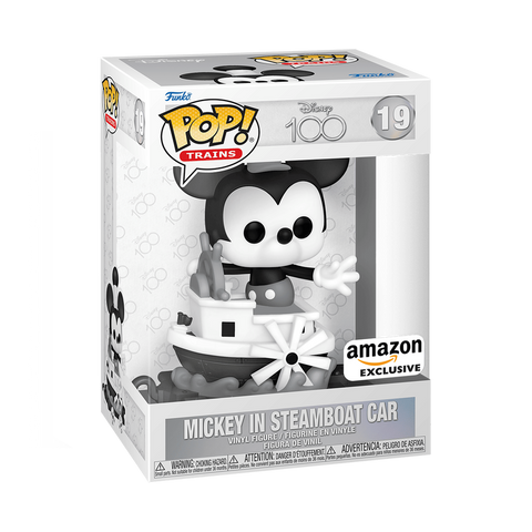 Funko Pop! DISNEY MICKEY MOUSE IN STEAMBOAT [AMAZON EXCLUSIVE] #19