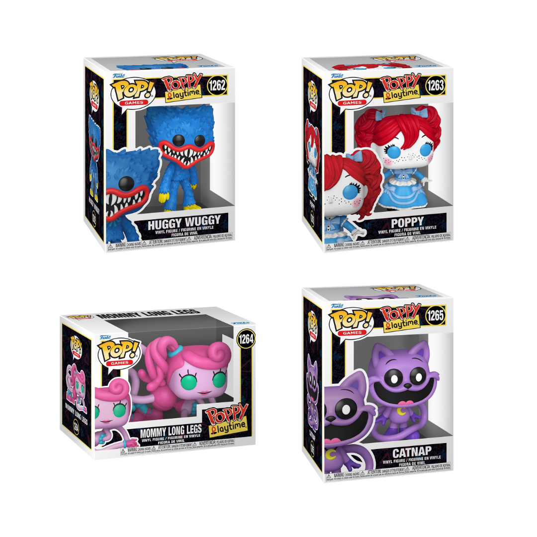 Funko Pop! Games: Poppy Playtime - Huggy Wuggy / Poppy / Mommy Long Legs / Catnap *PREORDER*