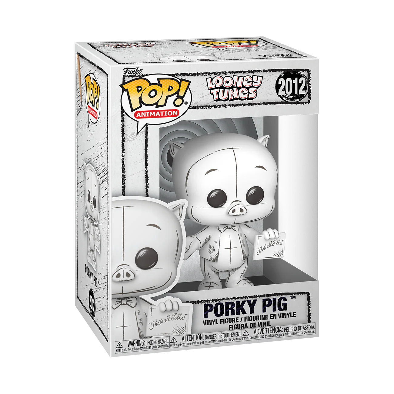 Funko Pop! Animation: Looney Tunes (Sketch) - Bugs Bunny / Daffy Duck / Porky Pig / Sylvester & Tweety / Tasmanian Devil *PREORDER*