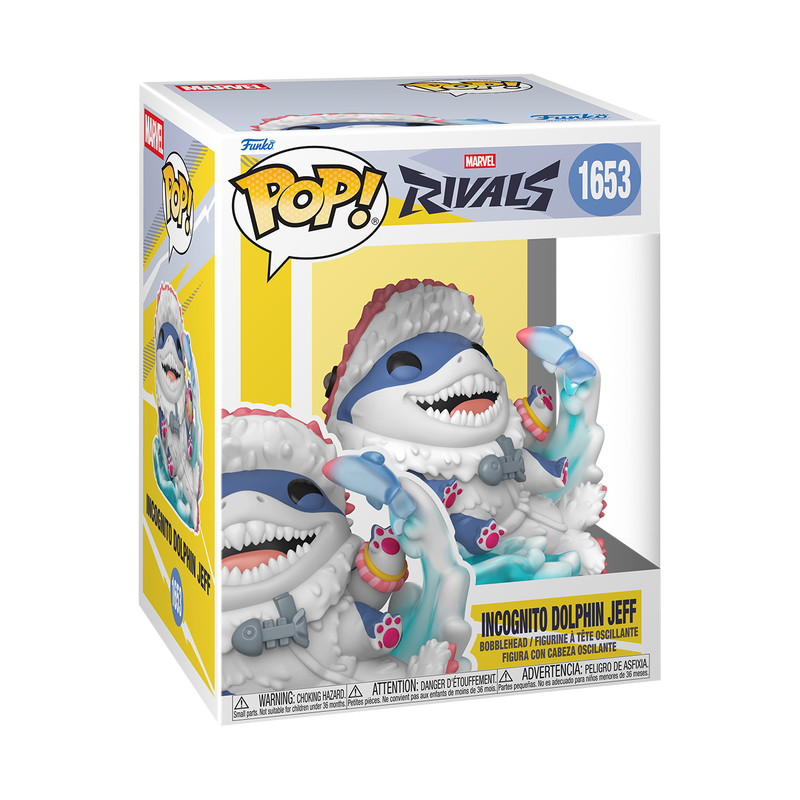 Funko Pop! Games: Marvel Rivals - Premium! Incognito Dolphin Jeff / Cloak / Dagger / Deadpool *PREORDER*