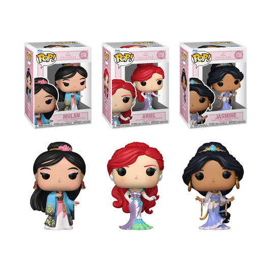 Funko Pop! Disney: Princess (Grand Entrance) - Mulan / Ariel / Jasmine *PREORDER*